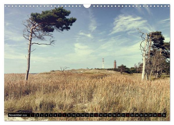 Produktbild: Fischland Dar&szlig; Zingst &ndash; Die Halbinsel an der Ostsee (Wandkalender 2026 DIN A3 quer), CALVENDO Monatskalender