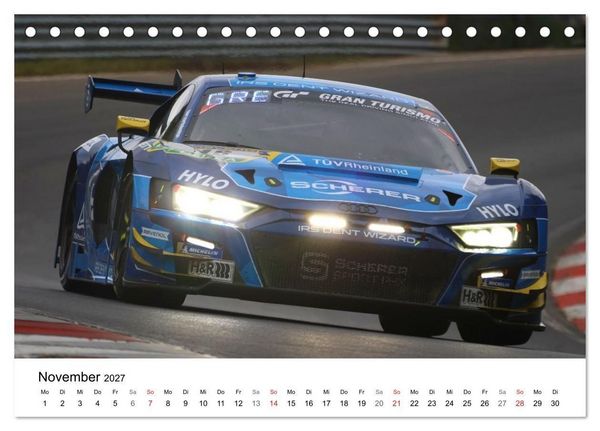 Produktbild: Die Vier Ringe im Motorsport (Tischkalender 2027 DIN A5 quer), CALVENDO Monatskalender