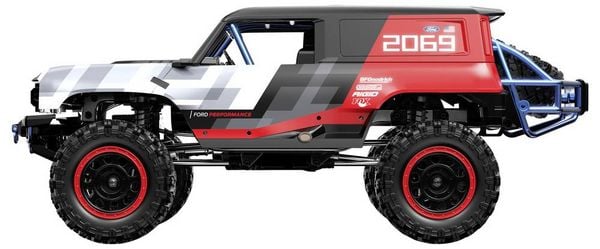 Produktbild: MJX Schwarz-Rot Brushless 1:12 RC Modellauto Elektro Crawler Allradantrieb (4WD) RtR 2,4 GHz Inkl. Akku und Ladeger&auml;t, mit Lichteffekt