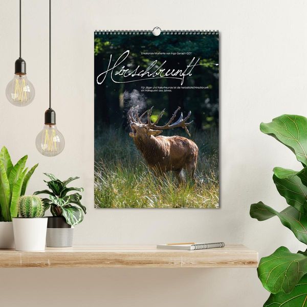 Produktbild: Emotionale Momente: Hirschbrunft (Wandkalender 2026 DIN A3 hoch), CALVENDO Monatskalender