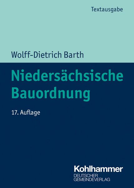 Produktbild: Nieders&auml;chsische Bauordnung