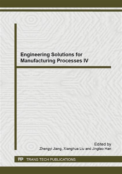 Produktbild: Engineering Solutions for Manufacturing Processes IV