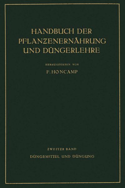 Produktbild: D&uuml;ngemittel und D&uuml;ngung
