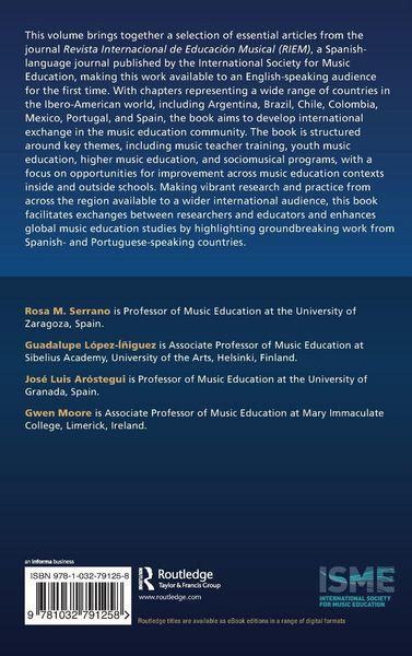 Produktbild: Research Perspectives on Music Education in Ibero-America