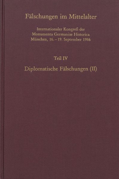 Produktbild: Fälschungen im Mittelalter