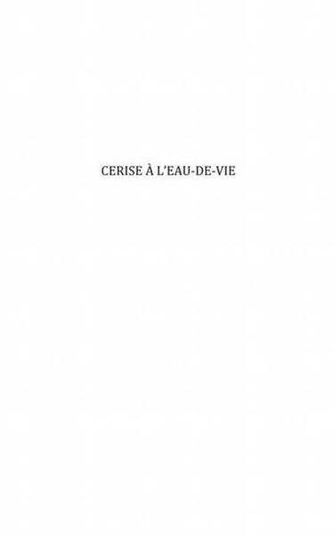 Produktbild: Cerise a l'eau-de-vie