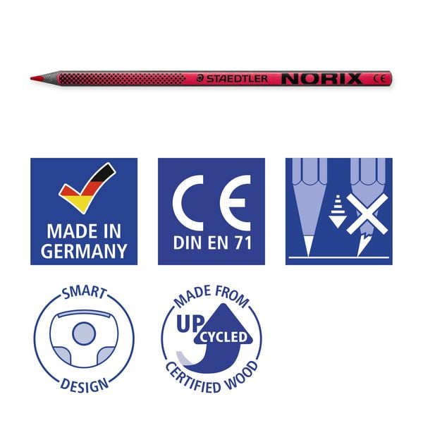 Produktbild: STAEDTLER NORIX&reg; 186, 24 Buntstiften