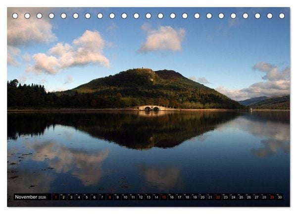 Produktbild: Schottland und Edinburgh (Tischkalender 2026 DIN A5 quer), CALVENDO Monatskalender
