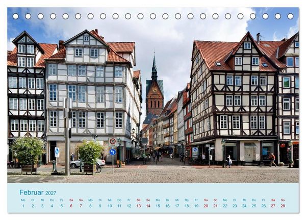 Produktbild: Hannover Die Metropole Niedersachsens (Tischkalender 2027 DIN A5 quer), CALVENDO Monatskalender
