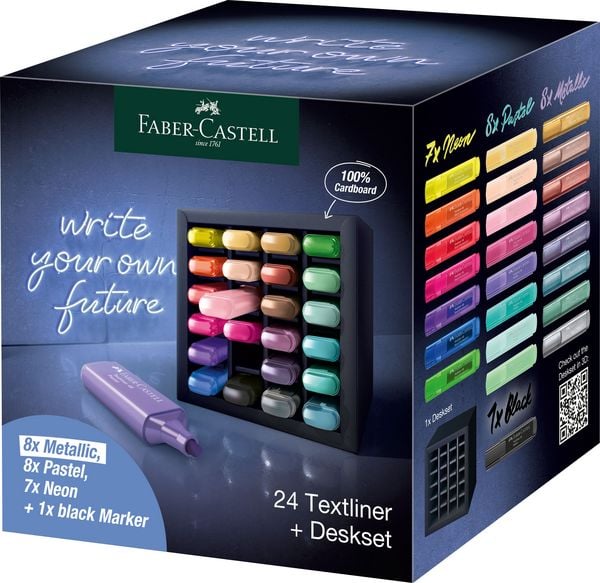 Produktbild: Faber-Castell Textmarker TL 46 24er Deskset