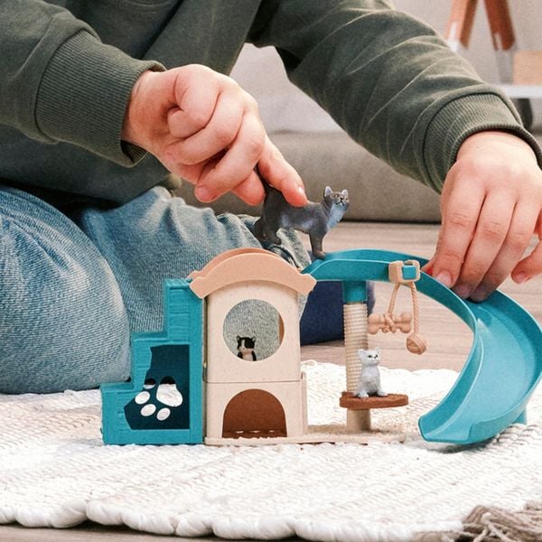 Produktbild: schleich&reg; 42764 Playfun with Cats, Spielspa&szlig; f&uuml;r Katzen