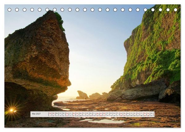 Produktbild: Bekanntes und Unbekanntes Indonesien (Tischkalender 2027 DIN A5 quer), CALVENDO Monatskalender