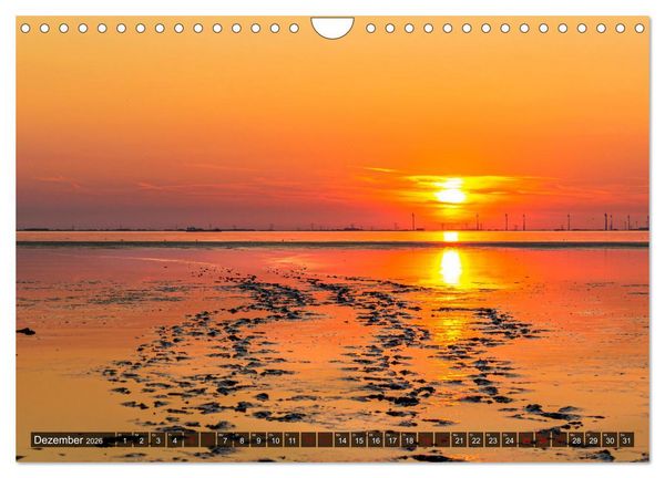 Produktbild: Naturlandschaft WATTENMEER (Wandkalender 2026 DIN A4 quer), CALVENDO Monatskalender