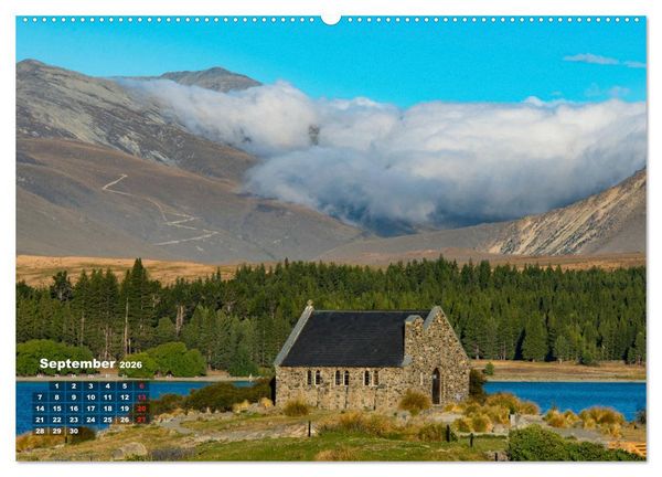 Produktbild: Traumland Neuseeland (hochwertiger Premium Wandkalender 2026 DIN A2 quer), Kunstdruck in Hochglanz