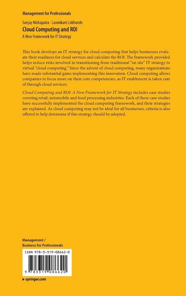 Produktbild: Cloud Computing and ROI