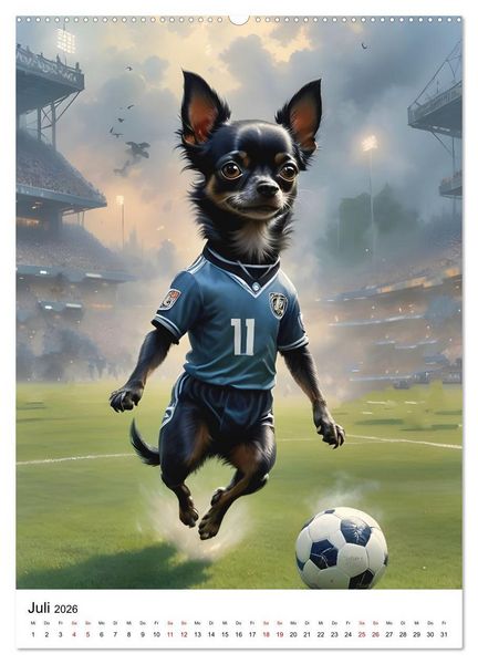 Produktbild: Chihuahua Karrieren (hochwertiger Premium Wandkalender 2026 DIN A2 hoch), Kunstdruck in Hochglanz