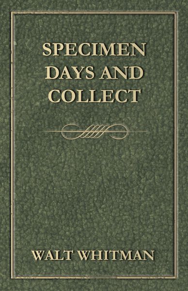 Produktbild: Specimen Days and Collect
