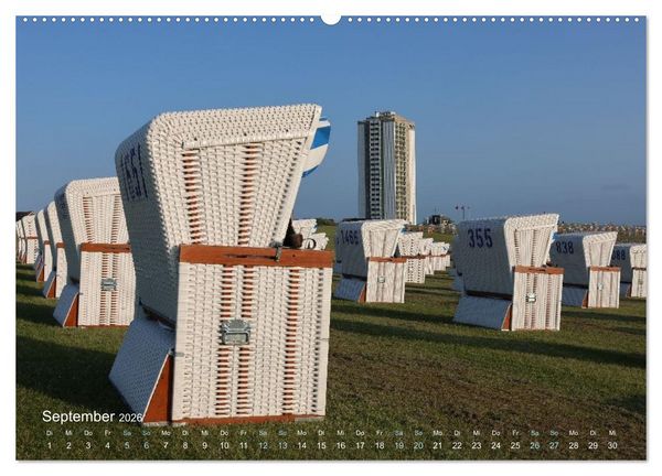 Produktbild: K&uuml;stengl&uuml;ck - Ein fotografischer Streifzug entlang der Nordsee (hochwertiger Premium Wandkalender 2026 DIN A2 quer), Kunstdruck in Hochglanz