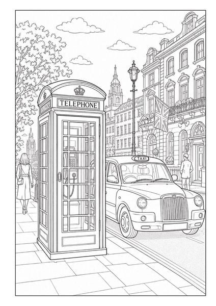 Produktbild: Very British &ndash; Gro&szlig;britannien Malbuch f&uuml;r Erwachsene mit 70 sch&ouml;nen Ausmalmotiven