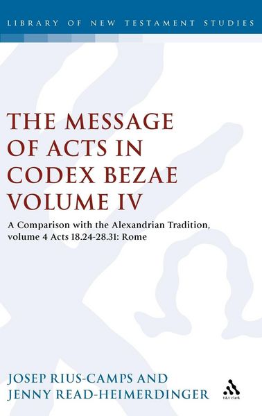 Produktbild: The Message of Acts in Codex Bezae (Vol 4).