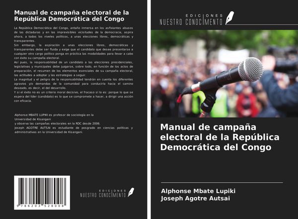 Produktbild: Manual de campa&ntilde;a electoral de la Rep&uacute;blica Democr&aacute;tica del Congo