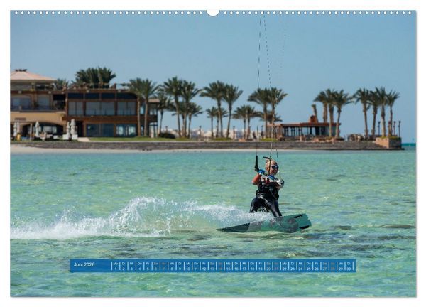Produktbild: Kite Boarding El Gouna (Wandkalender 2026 DIN A2 quer), CALVENDO Monatskalender