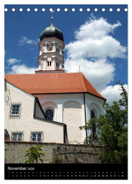 Produktbild: Kirchen in Deutschland - G&ouml;ttliche Perlen aus Menschenhand (Tischkalender 2026 DIN A5 hoch), CALVENDO Monatskalender