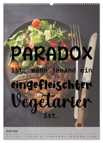 Produktbild: Paradoxien, Widerspr&uuml;che in sich (hochwertiger Premium Wandkalender 2026 DIN A2 hoch), Kunstdruck in Hochglanz