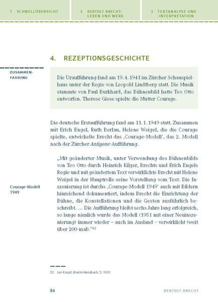Mutter Courage und ihre Kinder von Bertolt Brecht.