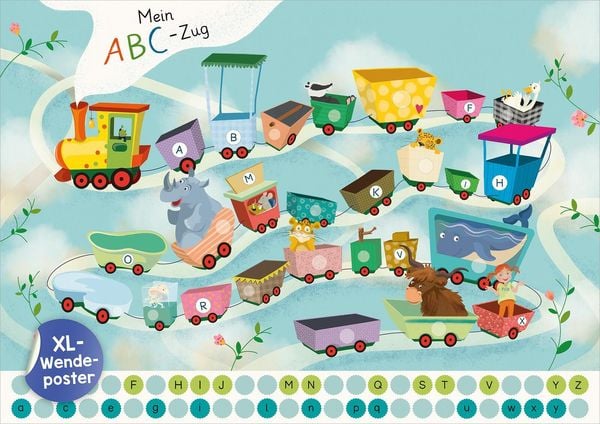 Produktbild: Schulstart-Sticker-Poster Buchstaben & Zahlen