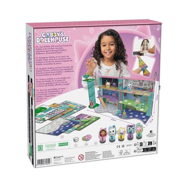 Produktbild: Gabby´s Dollhouse - das katz-tastische Puppenhaus-3D Brettspiel