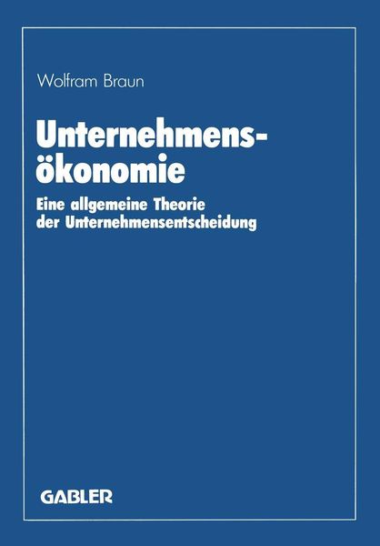 Produktbild: Unternehmens&ouml;konomie