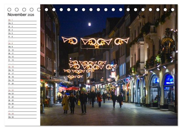 Produktbild: D&uuml;sseldorf - Impressionen (Tischkalender 2026 DIN A5 quer), CALVENDO Monatskalender