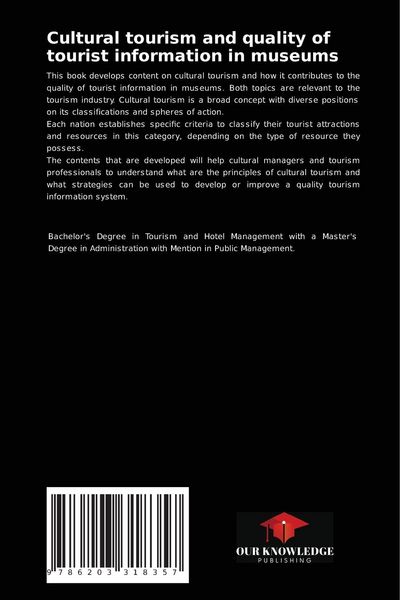 Produktbild: Cultural tourism and quality of tourist information in museums