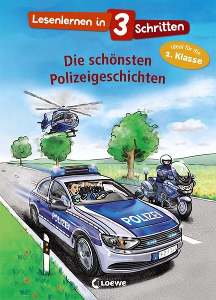 Produktbild: Lesenlernen in 3 Schritten - Die sch&ouml;nsten Polizeigeschichten