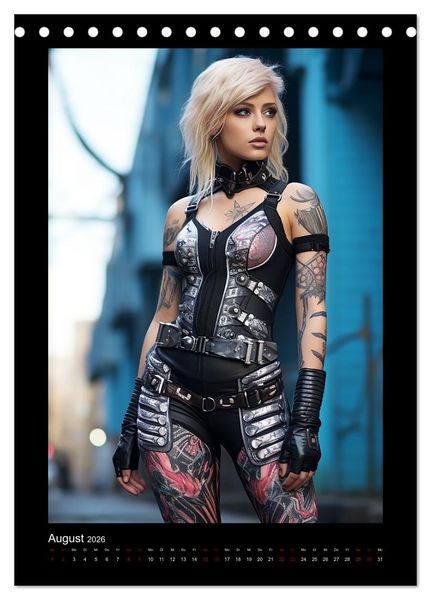 Produktbild: Cybergirls (Tischkalender 2026 DIN A5 hoch), CALVENDO Monatskalender