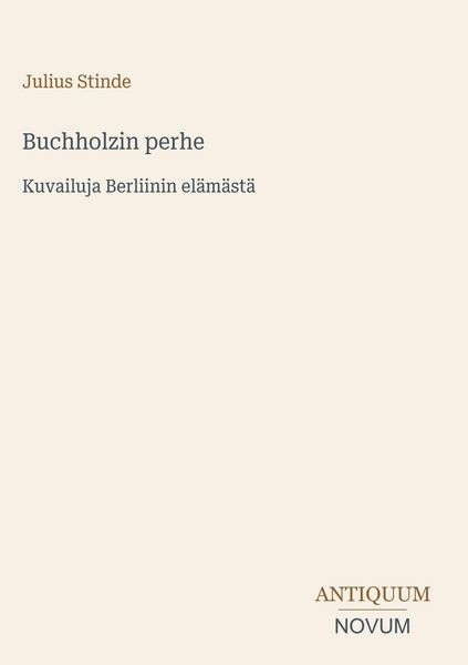 Produktbild: Buchholzin perhe
