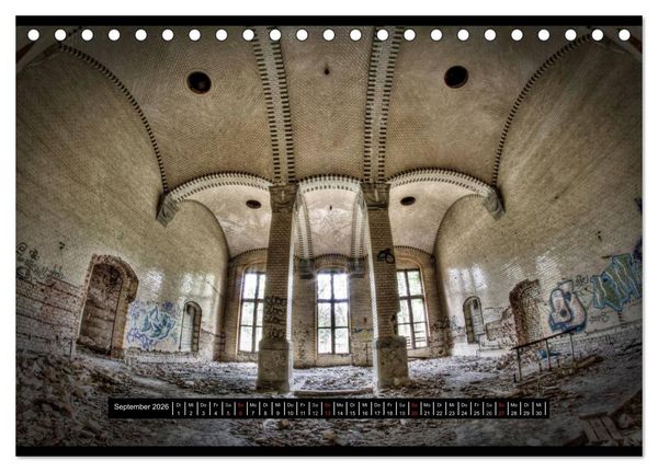 Produktbild: Lost Places, Vergessene Orte (Tischkalender 2026 DIN A5 quer), CALVENDO Monatskalender