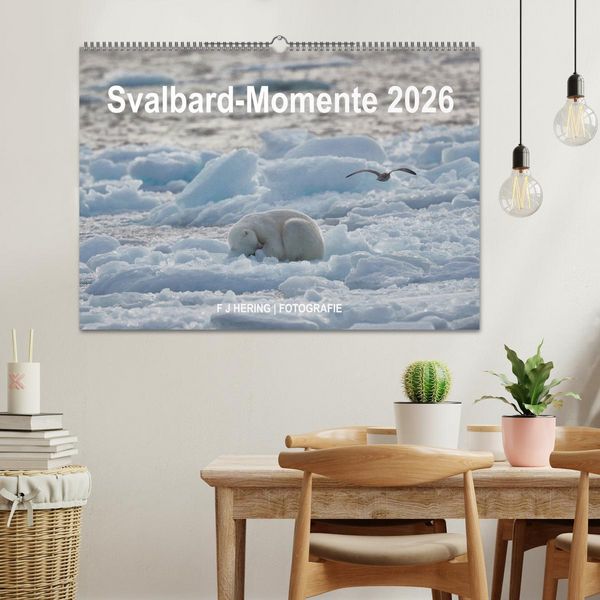 Produktbild: Svalbard-Momente (Wandkalender 2026 DIN A2 quer), CALVENDO Monatskalender