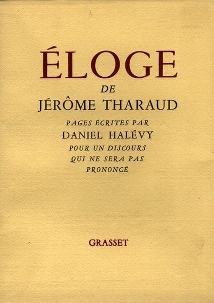 Produktbild: &Eacute;loge de J. Tharaud