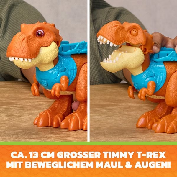 Produktbild: PAW Patrol: Der Dino Film, Roaring Pups, Rex-Figur & T-Rex-Dino Timmy