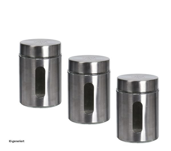 Produktbild: neuetischkultur Kr&auml;uterstreuer 3er Set Edelstahl Kr&auml;uterstreuer 3er Set Edelstahl