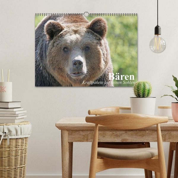 Produktbild: B&auml;ren. Kraftpakete auf leisen Sohlen (Wandkalender 2026 DIN A3 quer), CALVENDO Monatskalender