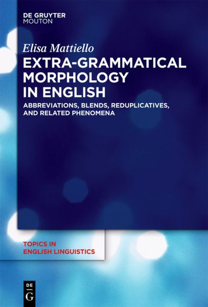 Produktbild: Extra-grammatical Morphology in English