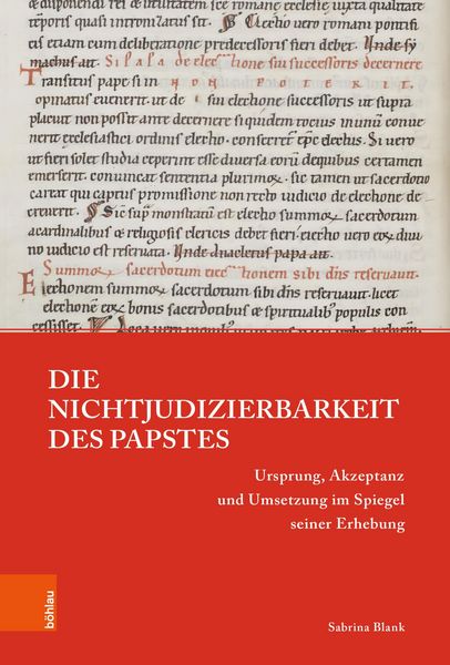 Produktbild: Die Nichtjudizierbarkeit des Papstes