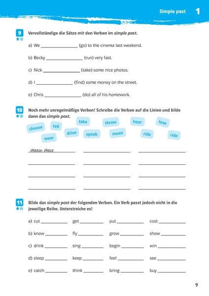 Produktbild: 10-Minuten-Training Simple Past und Present Perfect. Englisch 6./7. Klasse