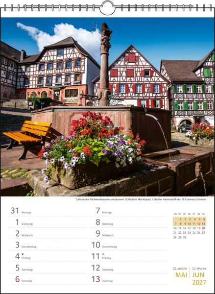 Produktbild: Zwei-Wochenplaner Schwarzwald 2027