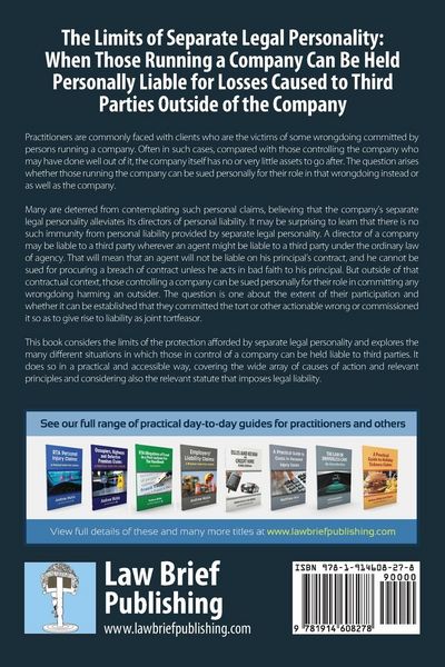 Produktbild: The Limits of Separate Legal Personality