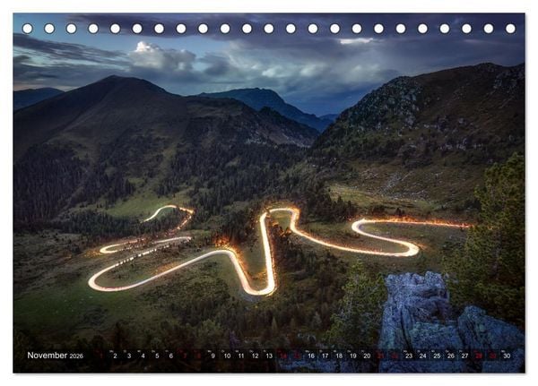 Produktbild: Zwischen Berg und Tal (Tischkalender 2026 DIN A5 quer), CALVENDO Monatskalender