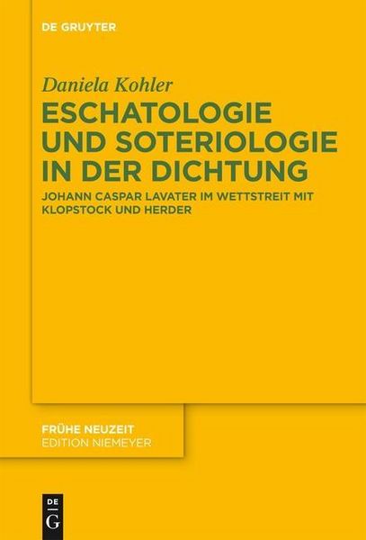 Produktbild: Eschatologie und Soteriologie in der Dichtung